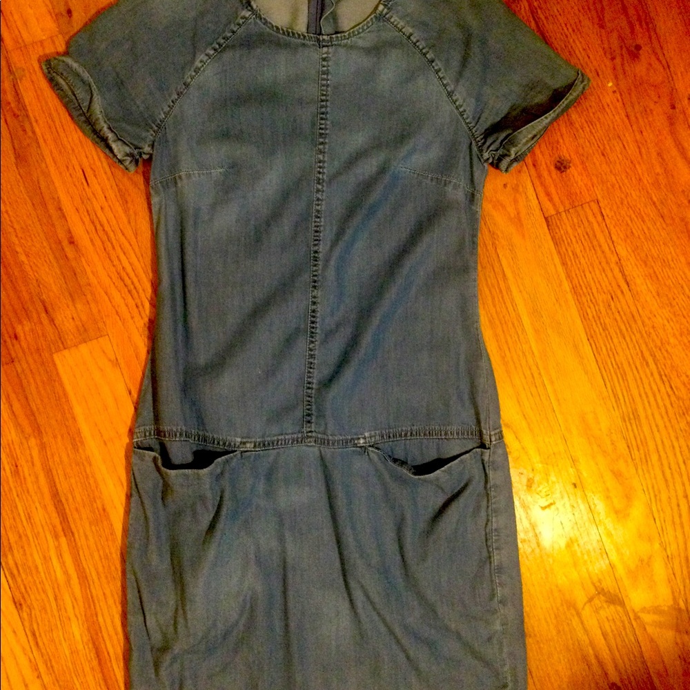 H&M denim mini dress. 2